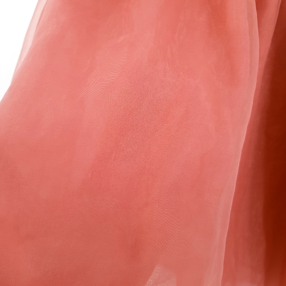 Topshop Pink Chiffon Black Contrast Cut Out Mini - Picture 10 of 11